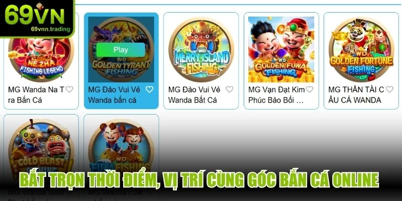 Bắt trọn thời điểm, vị trí cùng góc bắn cá online cực kỳ quan trọng