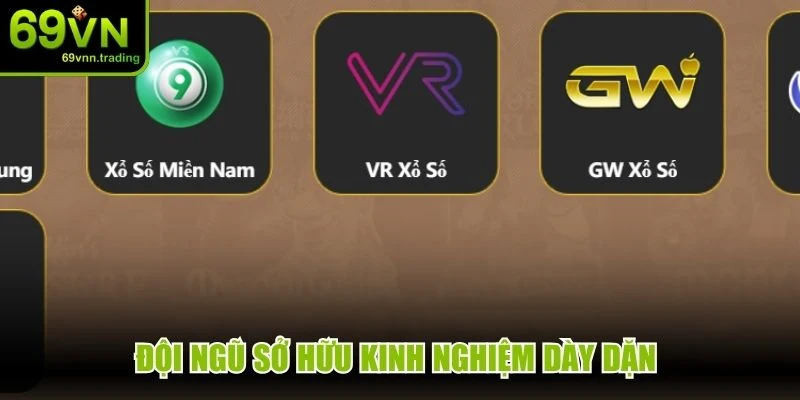 Đội ngũ sở hữu kinh nghiệm dày dặn cùng kiến thức trong xổ số